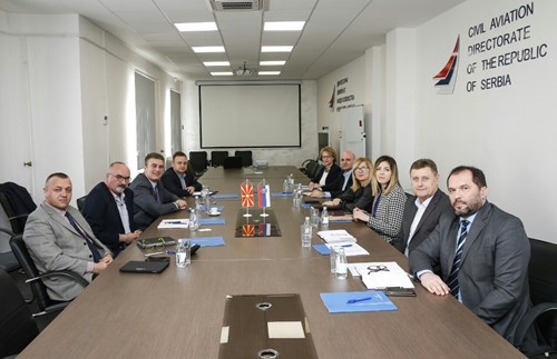 Working meetings held between the delegation of the CAA and the civil aviation authorities of Montenegro and Serbia