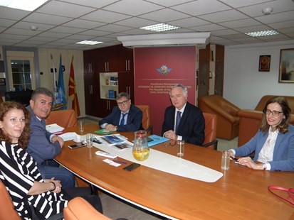 The Director General of the Civil Aviation Agency, Mr. Tuntev, has met with the French Ambassador, Mr. Thimonier