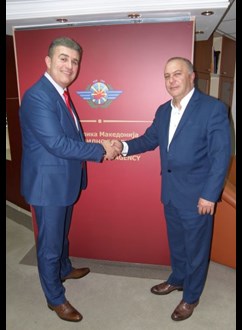 The Director General of the Civil Aviation Agency, Mr. Tuntev held a meeting with the President of the Aircraft Accident and Incident Investigation Committee, Mr. Ilievski