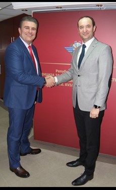 Средба на директорот Тунтев со г-дин Ерсој, генерален директор на ТАВ Македонија