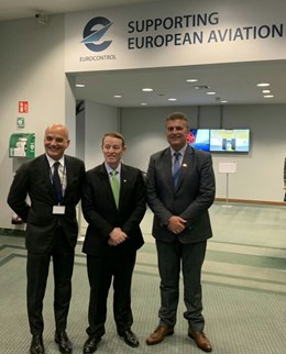 The Director General of the CAA Mr. Tuntev had a meeting with the Director General of EUROCONTROL Mr. Brennan