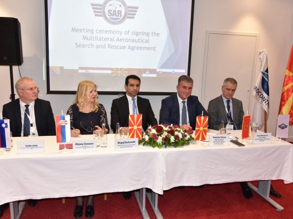 Потпишана регионална Спогодба за потрагa и спасување во воздухопловството