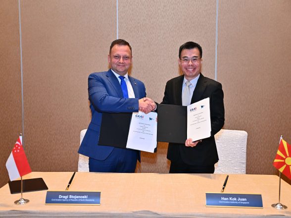 Меморандум за соработка на „Changi Aviation Summit 2026“ помеѓу Македонија и Сингапур